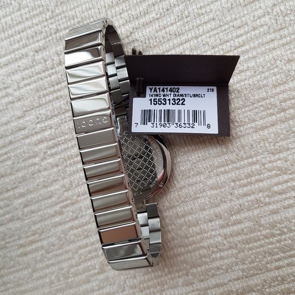 GUCCI Diamantissima Quartz White Dial Ladies Watch YA141502 - Picture 5 of 10